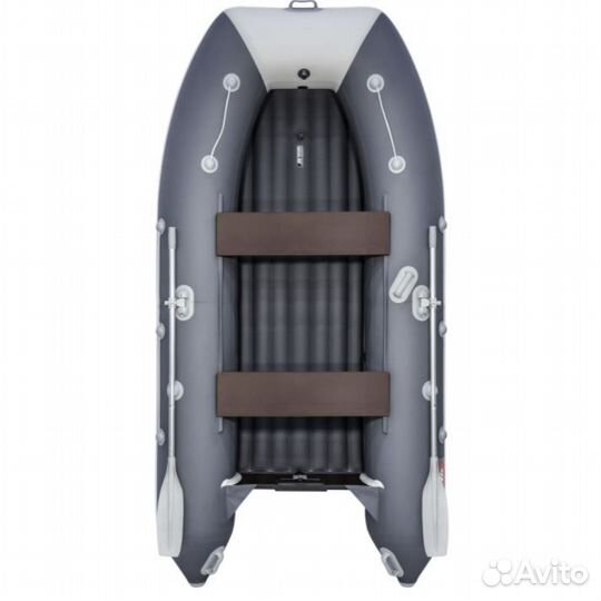 Лодка пвх Таймень LX 3600 нднд Графит/светло-серый