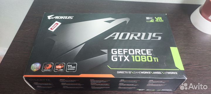 Видеокарта Gigabyte aorus gtx 1080 ti 11 gb