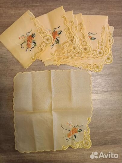 Салфетки столовые тканевые 12 шт новые