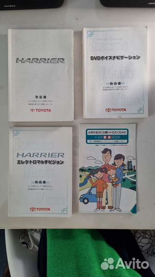 Toyota harrier инструкция по эксплуатации и рем