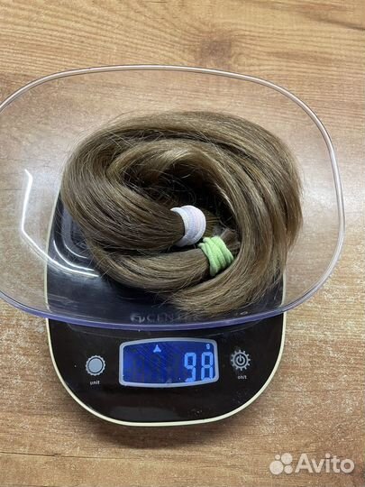 Волосы натуральные срез 30 см