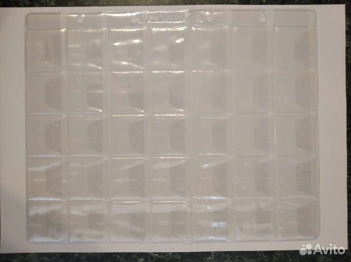 Лист в альбом для монет и купюр формат Optima