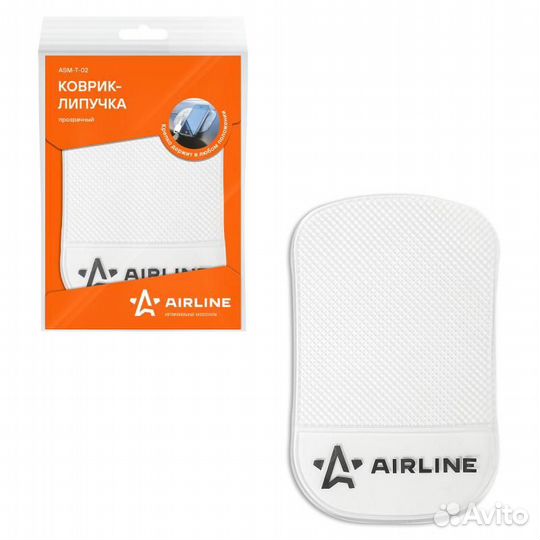 Asmt02 Коврик липучка прозрачный 92*145 мм (asm-t-02)