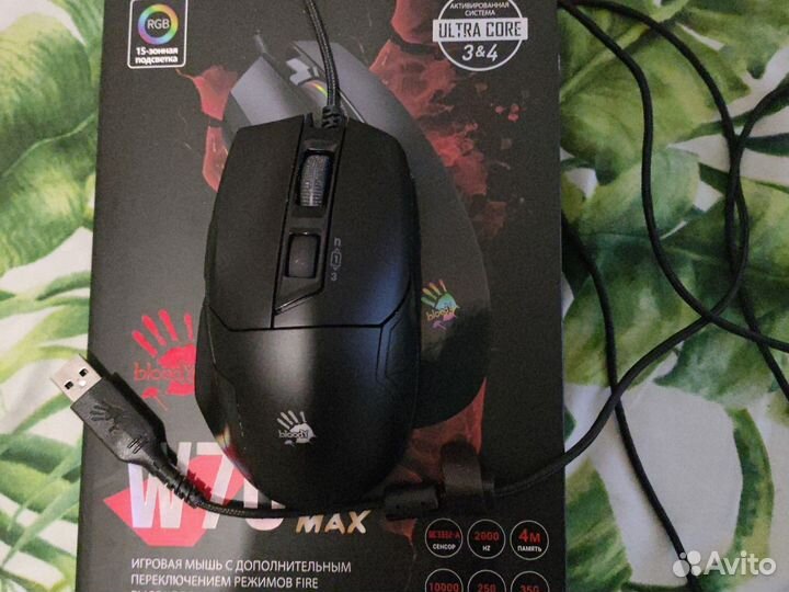 Bloody w70 max игровая мышь