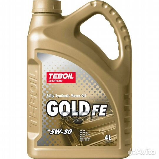 5W-30 Gold FE 4л (синт. мотор. масло) Teboil