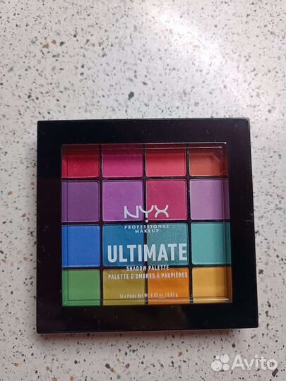 NYX professional makeup Палетка теней