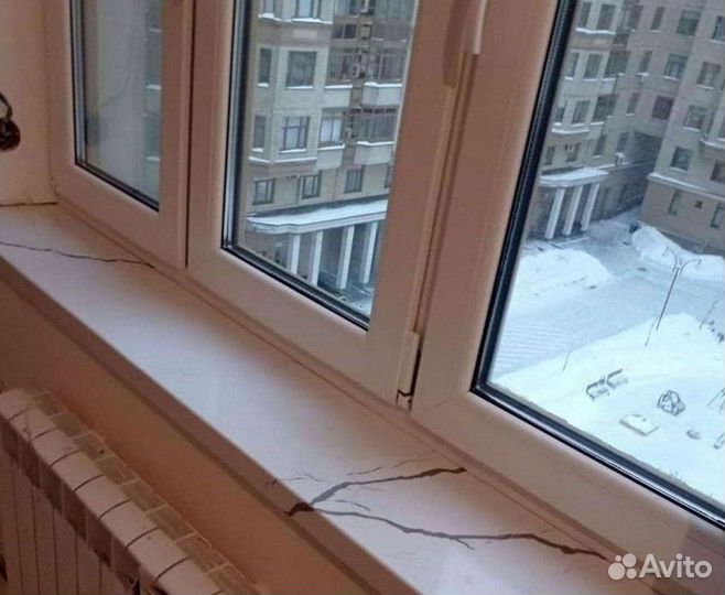 Подоконники из кварца Викостоун