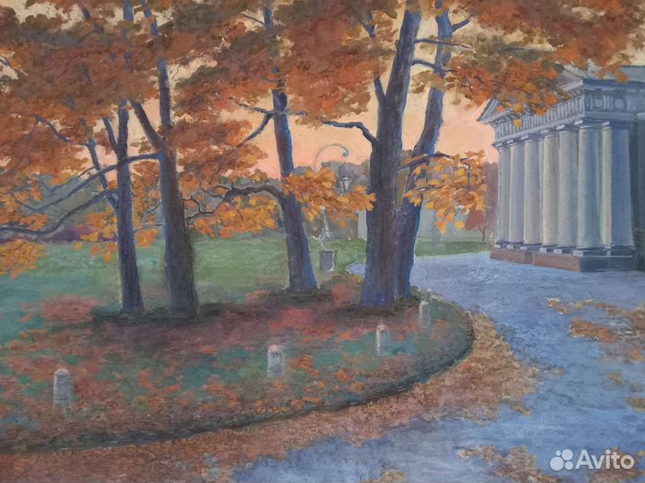 Картина Елагин осенью 70х100