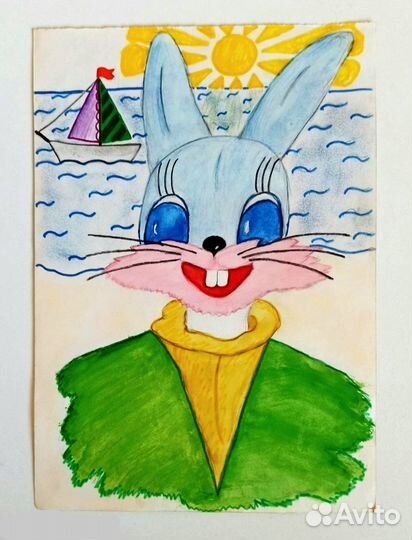 Рисунки от руки времён СССР 80е-90е гг