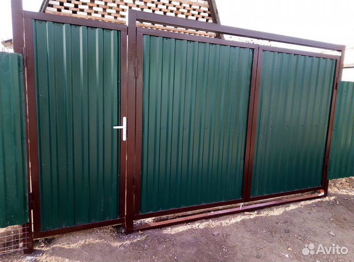 Заборы, Навесы, калитки, ворота, кровля