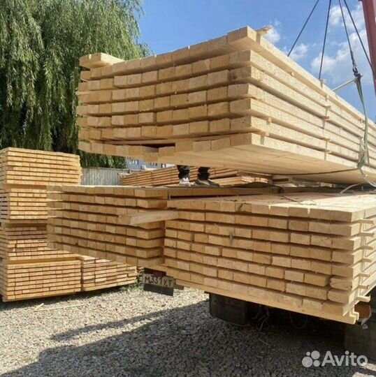 Доска обрезная 40х150х6