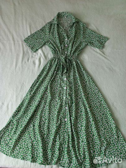 Платье миди летнее