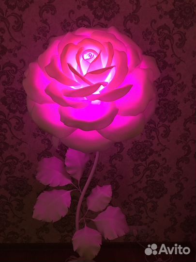 Продаю розу - светильник диаметр 60см