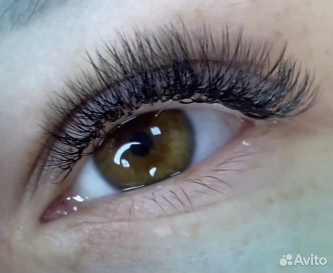 Наращивание ресниц на дому