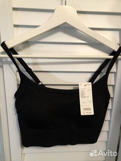 Uniqlo топ с бра, размер L, новый, маломерит