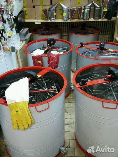 Медогонка 2-х рамочная оцинкованная необоротная