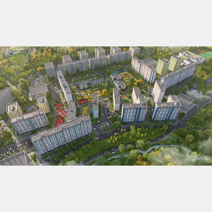 1-к. квартира, 31,8 м², 4/16 эт.