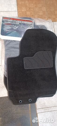 Коврики Киа Сид ворсовые на резиновой основе