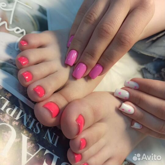 Маникюр с покрытием гель-лаком