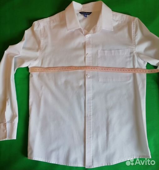 Рубашка белая для мальчика р. 152