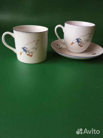 Чешская посуда Гуси