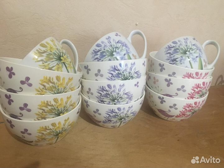 Новые: 500 мл чашка фарфор, 750 мл чаша керамика