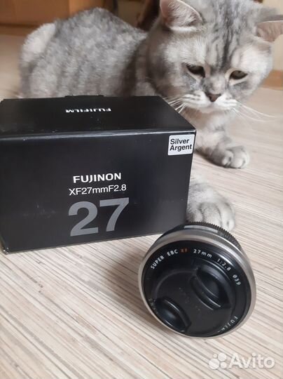 Объектив Fujifilm xf 27 mm f 2.8 (почти новый)