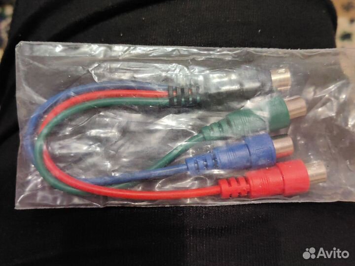 Переходник 3RCA(G)(RGB) -svhs 7PIN