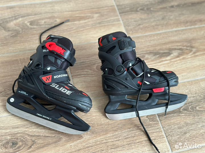 Коньки детские раздвижные 26-31