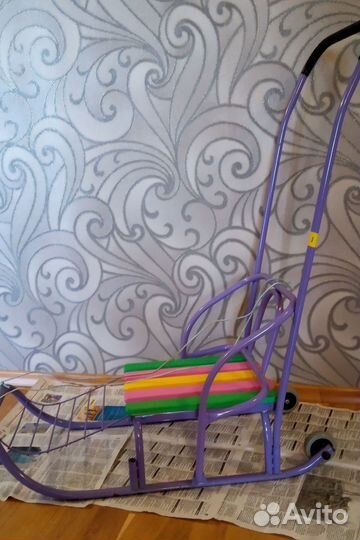 Детские зимние санки