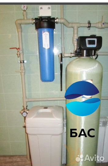 Фильтр обезжелезивания и умягчения воды 1054