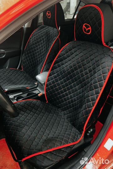 Накидки для авто алькантара, велюр