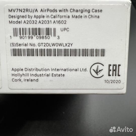 Наушники Apple airpods 2 оригинал новые