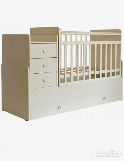 Кроватка трансформер с маятником