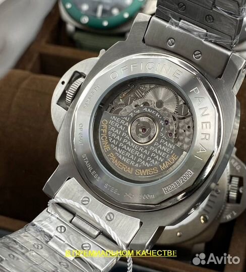 Брутальные мужские часы механика Panerai