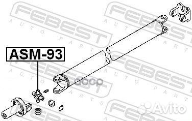 Крестовина карданной передачи ASM93 Febest