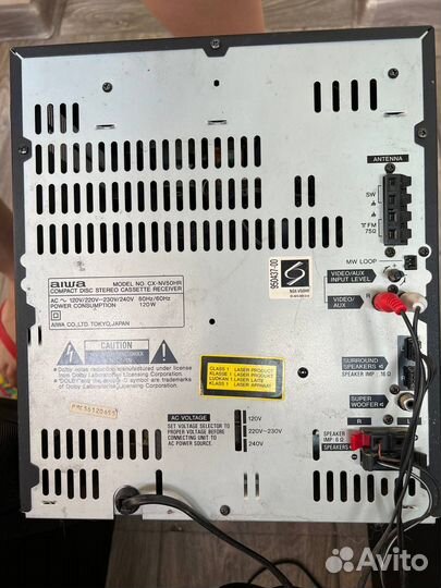 Музыкальный центр Aiwa nsx-v50, japan