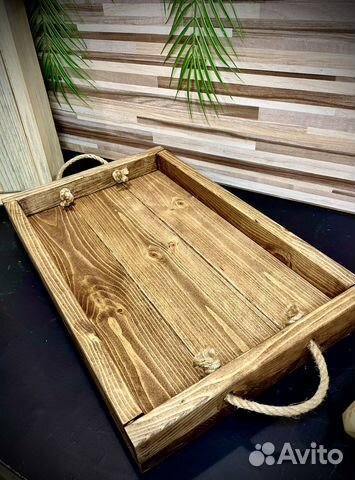 Поднос деревянный