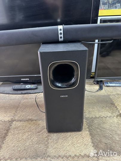 Саундбар Dexp V250 черный 2.1, 120 Вт, Bluetooth