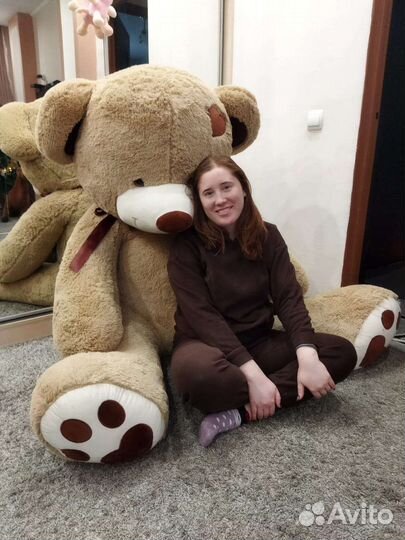 Плюшевый медведь 2 метра