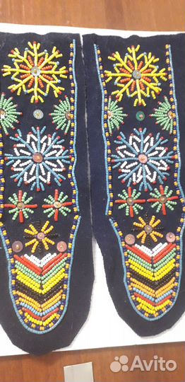 Билэ - полоски для унтов обшитые бисером