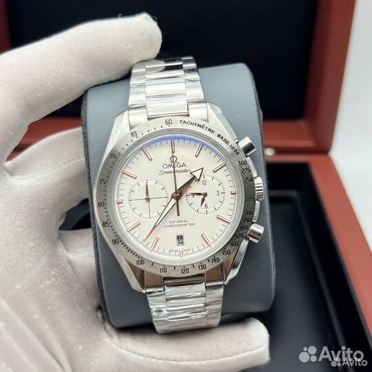 Часы Omega Speedmaster white