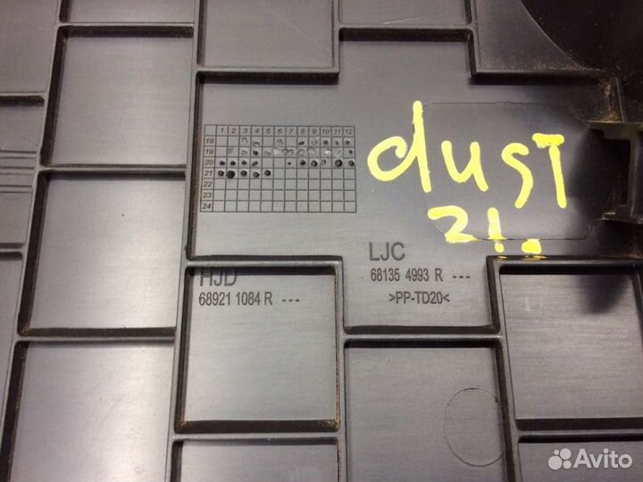 Накладка декоративная Renault Duster пробег