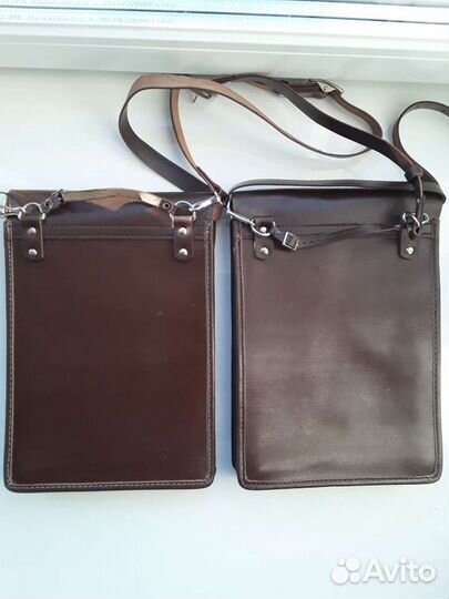 Сумка-планшет офицерская, кожаная