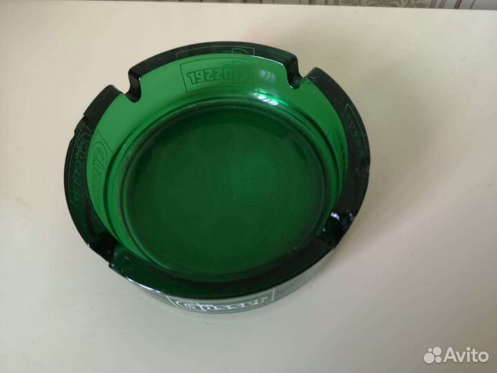 Пепельница цветное стекло