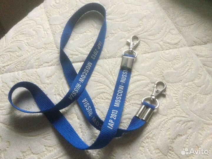 Бейдж шнурок IAP 2013 moscow-russia