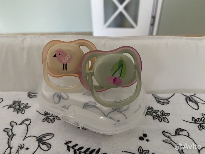 Пустышки philips avent 0-6 мес