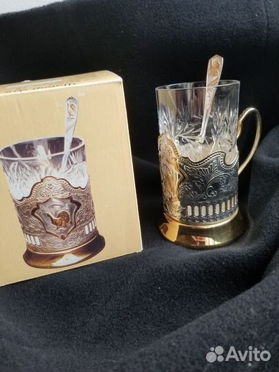 Отличный подарок 'Русский мельхиор' набор для чая