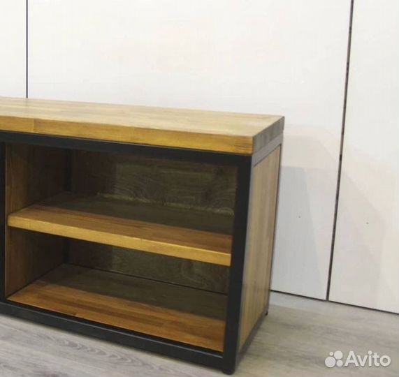 Тумба под телевизор с винницей лофт