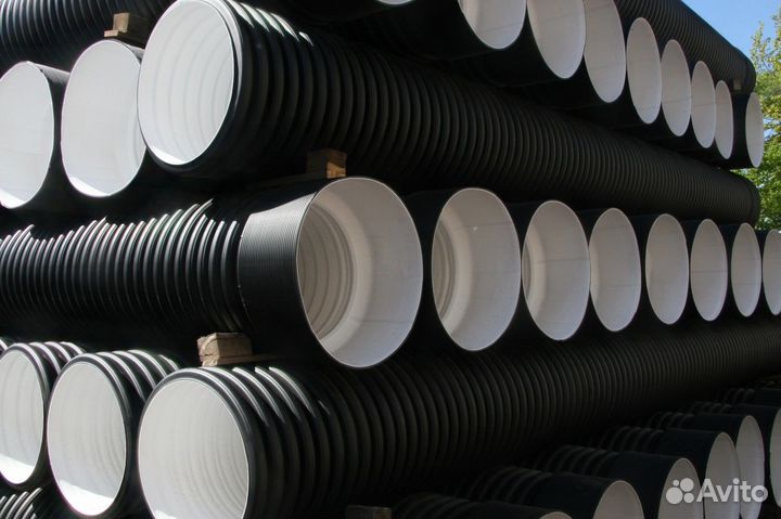 Трубы гофрированные канализационные опт/розница